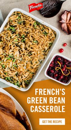 the cover of french's green bean casserole