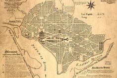 an old map of the city of atlanta