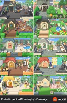 the game has many different houses in it