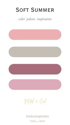 Color Palette Inspiration, Palette Inspiration, Summer Color, Soft Summer, Summer Colors