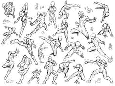 an image of various poses and body shapes