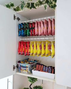 STACEY Solomon has gradually built an army of loving fans by simply sharing her genius storage and organising hacks online. Inspired by the cleaning influencer’s ways, one of her three mill… Organised Pantry, Kitchen Cupboard Organization, Snack Organizer, Pantry Organisation, Kitchen Organization Pantry, Organisation Hacks, Kitchen Organisation, The Home Edit