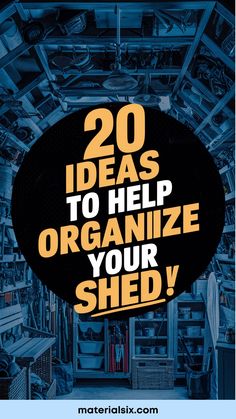 20 ideas to help organize your shed! Vertical Bike