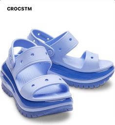 Mega Crush Sandal, Mega Crush Clog, Crocs Flats, Moon Jelly, Tan Platform Sandals, New Crush, Crocs Sandals, Sandal Shoes, Before Midnight