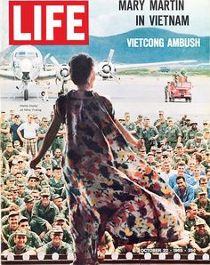 the cover of life magazine shows a woman in a floral dress walking through an airport