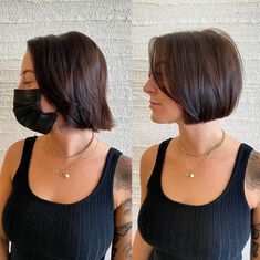 Hairstyles Trendy, Cut Hairstyles, Hair Makeover, Short Hair Haircuts, Short Bob Hairstyles, Cortes De Cabello, Hair Today, Bob Cut