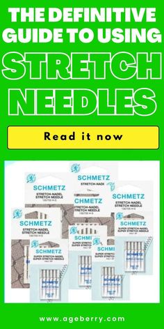 the definitive guide to using stretch needles read it now by robert schmetz