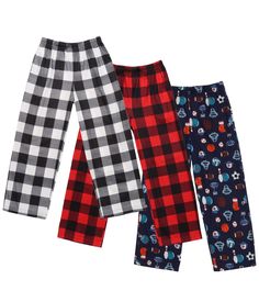 PRICES MAY VARY. Soft and comfy pajama bottoms: Made from high-quality 95% polyester and 108% spandex fabric, the sleep pants are super soft and comfy, making your boys falling asleep easier than ever before. Classic and fashionable plaid and cartoon patterns are must-select items for children to take to school and vacation. Exquisite 3-pack pajama pants with 2 pocket: Each pack comes with 3 pairs of brightly colored and cute patterned pj pants, allowing you to have 106 different styles of loung Boys Pajama Pants, Comfy Pajama, Casual Bottoms, Pajamas Comfy, Falling Asleep, Sleep Pants, Pj Pants, Boys Pajamas, Elastic Waist Pants