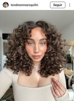 3a Curly Haircut, Curly Side Bangs, 2c 3a Hair, 3a Hair, Curly Haircut, Natural Curly Hair Cuts, How To Grow Your Hair Faster, Curly Pixie, Colored Curly Hair