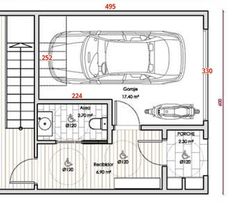 the floor plan for a two bedroom apartment with an attached bathroom and living room area