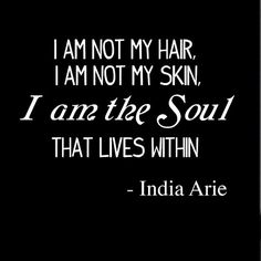 an old photo with the words india arie on it