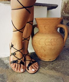 A pair of 100% genuine Greek leather sandals ♥ Summer sandals made in Greece ♥ You can wear them all day, they are very comfortable ♥ Perfect for everyday adventures, beach, bridal If you take half size, go UP to the nearest whole size. Ladies shoe sizes EU3536373839404142 UK23-3.54566.578 USA4.5567891011 cm23.123.824.425.125.826.527.2....27.8 inches__9.19.39.69.910.1510.410.710.9 YOU CAN FIND MORE THAN 100 SANDAL DESIGNS IN MY SHOP: https://www.etsy.com/shop/GrecianSandals?ref=hdr_shop_menu Del Black Open Toe Sandals With Cross-tied Detail, Summer Strapped Leather Lace-up Sandals, Black Cross-tied Open Toe Sandals, Black Cross-tied Strappy Lace-up Sandals, Black Strapped Sandals For Beach, Spring Festival Lace-up Toe Loop Sandals, Black Strappy Lace-up Sandals For Festival, Black Barefoot Sandals For Summer Festival, Black Open Toe Lace-up Sandals For Festival