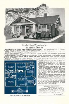 an old house is featured in the catalog