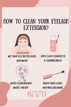 Lashes Care Tips, Eyelash Extensions Care Tips, How To Take Care Of Eyelash Extensions, After Care Lash Extensions, How To Clean Eyelash Extensions, Lash Extensions Cleaning, After Care Eyelash Extensions, Clean Lash Extensions, Lash Care Tips