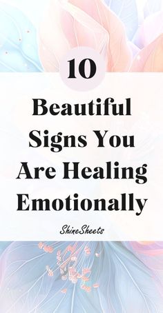 Often, it’s not until we reflect on how far we’ve come that we recognize the signs of our healing.... Whether you’re recovering from trauma, loss, or a period of mental health struggles, understanding the signs you are healing emotionally can provide reassurance and motivate you to continue on your path. Big Feelings, Relationship Topics, Family Wellness, Stomach Issues, Mindfulness Activities, How To Improve Relationship, Financial Health, Cognitive Behavioral Therapy, Behavioral Therapy