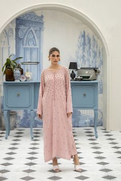 Pale Pink – PURPLE HAZE PRET STUDIO Misty Rose, Embroidery Neck Designs, Organza Dupatta, Saree Dress, Silk Pants, Long Shirt, Wedding Suits, Pale Pink, Neck Designs