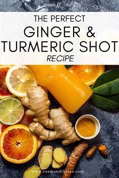 the perfect ginger and turmeric shot recipe