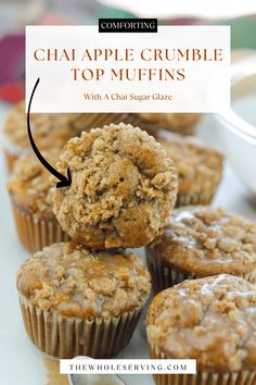 the top muffins have been cut in half