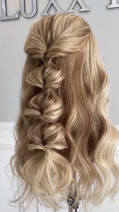 Half Pony Hairstyles, Grad Hairstyles, Disney Hairstyles, Casual Hair, Dance Hair, Pony Hairstyles