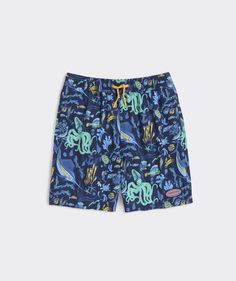 Boys' Printed Chappy Swim Trunks Boat Parade, 2024 Wishlist, Swim Trunks, Swim Shorts, Plastic Bottles, Short Pants, Swim Trunk, Patch Logo, Trunk