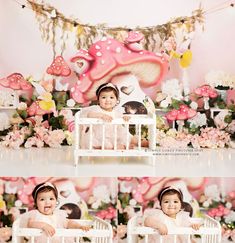 Villa Rica Baby Photographer | Pink Fairy First Birthday Milestone