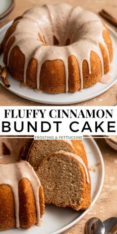 this fluffy cinnamon bundt cake is so easy to make