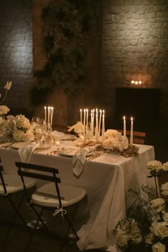 Candles for Wedding Table - Candlelight Wedding Reception, Italian Dinner Table, Candle Tablescapes, Romantic Italian Wedding, Wedding Venues Italy, Candles For Wedding, Classic Wedding Reception, Portuguese Wedding, Baroque Wedding