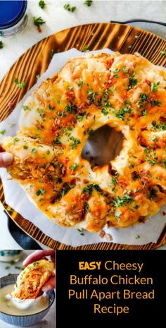 Buffalo Chicken Bread Pull Apart, Pull Apart Bundt Pan Recipes, Pulled Chicken Appetizers, Pull Apart Bread Recipes Easy, Buffalo Chicken Monkey Bread, Bundt Pan Pull Apart Bread, Bundt Pan Appetizer Recipes, Bundt Pan Dinner Recipes, Buffalo Chicken Pull Apart Bread