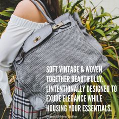 The Hektor + Helena Rosalind Shoulder Bag feels incredibly soft and was intentionally designed to look elegant and sophisticated while offering a practical design that houses your day to day essentials. Practical Design, Bag Making, Mini Bag, Leather Shoulder Bag, Leather Straps, Handles, Tote Bag