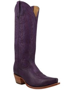 Leather upper Snip toe Purple Snip Toe Boots For Fall, Fitted Snip Toe Boots With Heel Tab, Rodeo Boots, Womens Cowgirl Boots, Western Boots For Men, Hiking Boots Women, Rodeo Fashion, Work Boots Men, Heel Caps