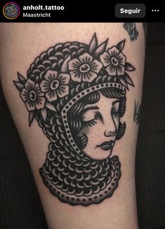 Trad Black And Grey Tattoo, Joan Of Arc American Traditional Tattoo, American Trad Back Piece, Trad Blackwork Tattoo, American Traditional Simple, Joan Of Arc Traditional Tattoo, Traditional Torso Tattoos, Trad Style Tattoos, Trad Chest Tattoo