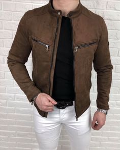 Leather Garments, Outfits Men Streetwear, Mens Smart Casual Outfits, Leather Jacket Men Style, Fashion Gloves, Gloves Fashion, Mens Casual Outfits Summer, Men Fashion Casual Shirts, Stylish Men Casual