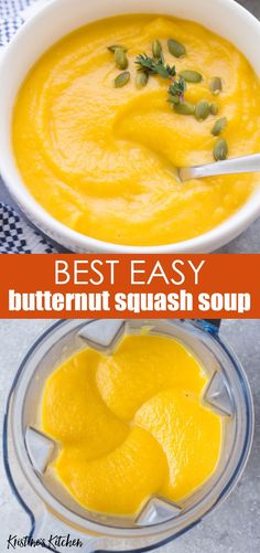 the best easy butternut squash soup recipe