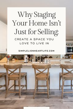 Why Staging Your Home Isn't Just for Selling: Create a Space You Love to Live In Simple Living Lifestyle, Decluttering Inspiration, Declutter Your Life, Clutter Free Home, Home Again