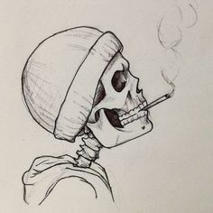 Skull Drawing Sketches, Sick Drawings, Skull Sketch, Interesting Drawings, Disney Drawings Sketches, Meaningful Drawings