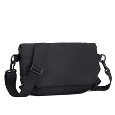 Discover this all-black messenger bag for a modern and sleek style bringing a lot of comfort and elegance to your daily trips. Our black crossbody bag allows you to carry your 13 inch laptop and all your daily essentials effortlessly. Discover this very practical Oxford messenger bag. Introducing the versatile full black messenger bag with a modern urban aesthetic We are excited to showcase the latest addition to our exclusive range of messenger bags. This men's full black Oxford messenger bag b Black Messenger Bag, Navy Crossbody Bag, Black Crossbody Bag, Urban Aesthetic, Bag Mockup, Black Oxfords, College Bags, Aesthetic Fits, Bags Aesthetic