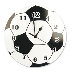 Sports-Soccer Wall Clock108158$21.99Trend Lab Soccer Bedroom Decor, Baseball Wall, Romantic Bedroom, Boys Bedrooms, My New Room, Boy Room