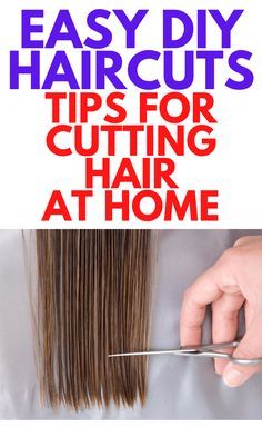 Trim My Hair At Home, Diy Easy Haircut, Easy At Home Haircut, Trimming Long Hair At Home, Diy Girls Haircut, Hair Trimming At Home, Easy Diy Haircut For Women, Haircut Diy Self, How To Trim Long Hair