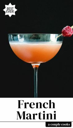 a book cover for the best ever french martini