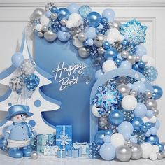 Our Christmas Snowflake Theme Balloon Garland is a stunning complete balloon kit with beautiful giant snowflake foil balloons! The perfect focal point for a birthday party or winter themed baby shower! 🎈WHAT'S INCLUDED? 🎈 > 134 latex balloons - size variations of White, Light Blue, Silver Chrome, Blue Chrome, Blue Snowflake Print, Silver Snowflake Print, White Snowflake Print and x2 Large Snowflake Foil Balloons > A garland tape strip > Glue dots These high-quality balloons will create a beaut Baby It’s Cold Outside Balloon Garland, Balloon Garland Christmas Tree, Winter Wonderland Balloon Ring, Disney Frozen Christmas Theme, Let It Snow Christmas Party Theme, Winter Balloon Garland, Winter Balloon Arch, Winter Wonderland Balloon Arch, Princess Balloon Arch