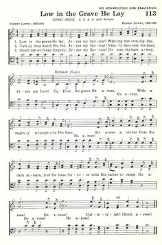 an old sheet music page with the words low in the grave he lay