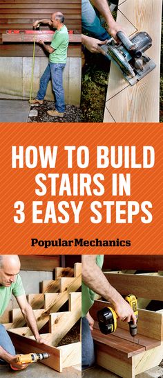 how to build stairs in 3 easy steps