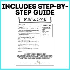 an instruction manual for students to learn how to use the instructions