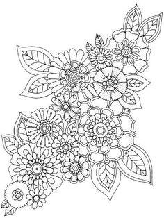 Discover your next coloring adventure! Click the link above to explore a world of coloring pages and let your creativity shine! 😋❤️ Angel Posters, Flowers Coloring, Flower Cluster, Adult Coloring Book Pages, Folk Embroidery, Print Flower, Flower Coloring Pages, Flower Doodles, Mandala Coloring Pages