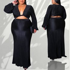 Elegant & Beautiful 2 Piece Sets Harlem Nights Outfits, Plus Size Black Dress, Outfits Black Women, Harlem Nights, Plus Size Black Dresses, 2 Piece Sets, Plus Size Black, Passion For Fashion, 2 Piece