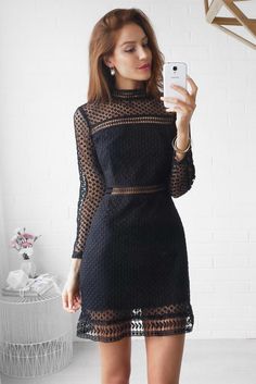 60 Outfits, Marina Dress, Australian Clothing, Black Dress Outfits, Sophisticated Dress, Desert Rose, Chic Woman, Lace Mini Dress, Women Lace