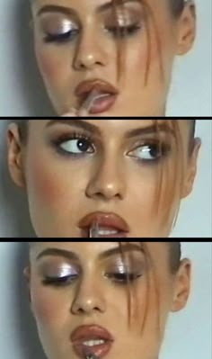 Jordan Grant, Blue Eyeshadow For Brown Eyes, Coachella Makeup, F Men, Bright Eyeshadow, Going Out Makeup, Shakespeare In Love, Mirror Palais, 90s Makeup