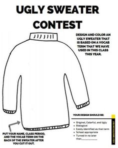 the ugly sweater contest is coming to town this fall and it's free for everyone