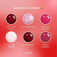 However you celebrate, we’ve got a shade you’ll love. 💕 Swipe to find your perfect V-day (or anti V-day!) match. ▶️ Cherry Margarita, Opi Nail Colors, Chick Flicks, Nail Colours, Opi Nails