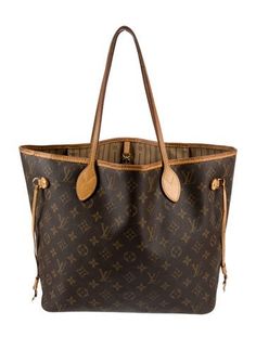 Louis Vuitton ToteFrom the 2008 Collection by Marc JacobsVintageBrown Coated CanvasLV MonogramBrass HardwareLeather TrimDual Shoulder StrapsLeather Trim EmbellishmentLogo Jacquard Lining & Single Interior PocketClasp Closure at TopIncludes Dust Bag Luie Vitton, Louis Vuitton Neverfull Monogram, Monogram Neverfull, Neverfull Mm Monogram, Neverfull Mm, Tote Handbags, Louis Vuitton Monogram, Dust Bag, Women Handbags